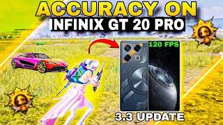 Hacker Like Accuracy Infinix gt 20 Pro  Bgmi 3.3 Update 4 Finger Claw (Sensitivity Infinix gt 20 pro