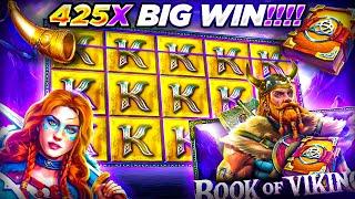 BIG WIN 245X Book of Vikings  (Pragmatic Play)