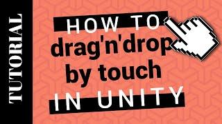 How To Drag And Drop 3D Objects In Unity By Touch. Mobile Touch Input (Unity Tutorial for Beginners)