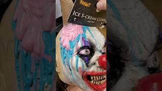 Ice Scream Scary Clown Mask at Spirit Halloween YouTube #Shorts Horror Masks 4K Video