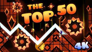 The Top 50 HARDEST Extreme Demons in Geometry Dash.