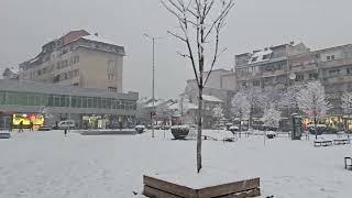 Tetovë, Tetovo, Тетово, North Macedonia - 23.12.2024 #snow #winter #snowfall #borë #bora #schnee