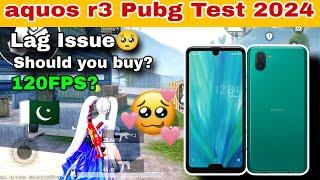 aquos r3 pubg test 2024  | best phone for pubg under 20k | Aquos r3 pubg mobile/bgmi test 2024.