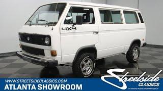 1986 Volkswagen Vanagon Syncro 4X4 for sale | 5509 ATL