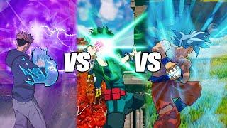 Fortnite Hollow Purple vs Deku's Smash vs Kamehameha (Comparison)