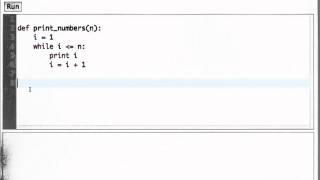 Print Numbers Solution - Intro to Computer Science