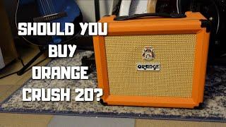 ORANGE CRUSH 20 - IS IT A GOOD AMP? Review & Sound Demo