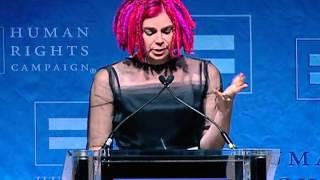 Lana Wachowski receives the HRC Visibility Award