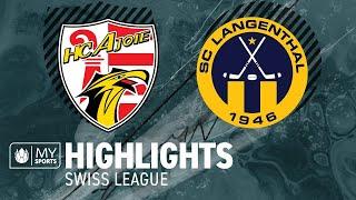 HC Ajoie - SC Langenthal 4-0 (2-0; 1-0; 1-0)