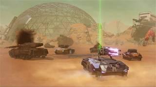 EXO TANKS MOBA: New Futuristic Tank Battle Multiplayer MMO Game Trailer 2019