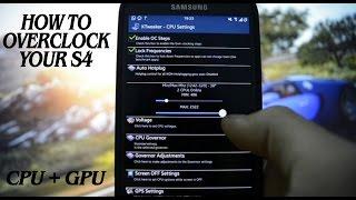 HOW TO OVERCLOCK YOUR GALAXY S4 UP TO 2.3 GHz - CPU + GPU - WICKED ANDROID HD