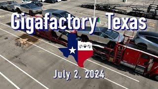 "Deliveries Step Up"  Tesla Gigafactory Texas  7/2/2024  9:23AM