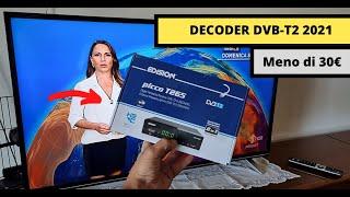 DIGITALE TERRESTRE DVB-T2 - "il miglior decoder economico per 30€"