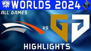 HLE vs GEN ALL GAMES Highlights | Worlds Swiss Stage 2024 | Hanwha Life vs Gen.G by Onivia