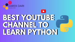 Best Youtube channel to learn python