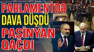 Parlamentdə əlbəyaxa oldular-Paşinyan son anda belə qaçdı - Xəbəriniz var? - Media Turk TV