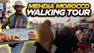 The Hidden Gems of Mehdia, Kenitra Morocco: A Walking Tour المهدية، المغرب I Street Food Explorer