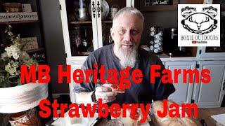 Strawberry Jam from MB Heritage Farms. #strawberryjam