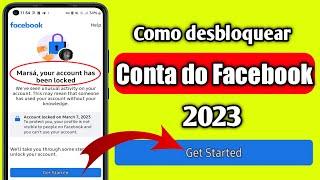 conta do facebook bloqueada como desbloquear | How to unlock facebook account 2023