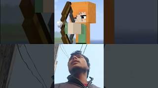 Steve Vs Herobrine #minecraft #minecraftvideos #gaming #minecrafthumor