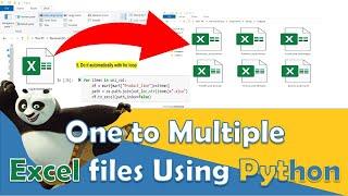 Split One Excel File/Data into Multiple Based on The Unique Value of a Given Column