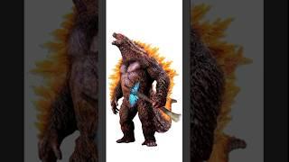 Godzilla X Kong || Fusion art || #shorts #youtubeshorts