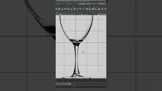 Glass Modeling in autodesk maya with the help of curves  #3d #maya #subscribe  #model #tranding