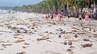 Look! This is BORACAY White Beach on July 23 2024 Bagyong Carina