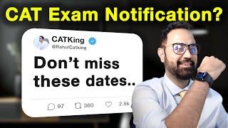 CAT 2024 Notification ? Important Dates For CAT Exam | CAT 2024 Results | IIM Calls | IIM Interview