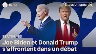 Débat entre Joe Biden et Donald Trump : revoyez notre émission spéciale