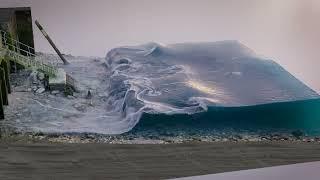 Blender 4.0 - Flip fluids beach waves simulation