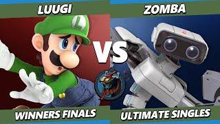 Valhalla IV Winners Finals - Luugi (Luigi) Vs. Zomba (ROB) Smash Ultimate - SSBU