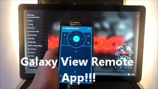 How To Use The Samsung Galaxy View Remote