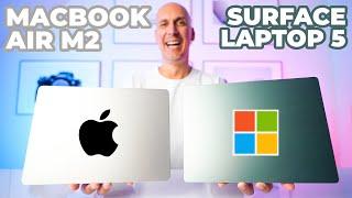Surface Laptop 5 vs MacBook Air M2 - ULTRABOOK Shootout!