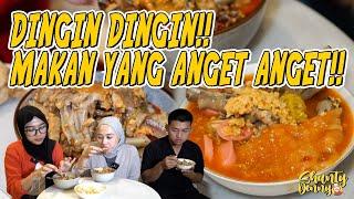 DINGIN DINGIN!! MAKAN YANG ANGET ANGET!! SEBLAK BU DESI!!