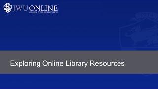 Exploring Online Library Resources