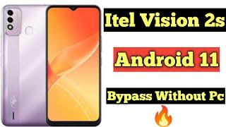 Itel Vision 2S Frp Bypass Android 11 | Vision 2S Frp Remove Without Pc 2022