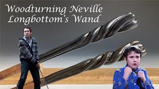 Making Neville Longbottom's Wand - From Real Cherry Wood!