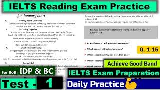 IELTS Reading Practice Test 2023 with Answers [Real Exam - 1 ]
