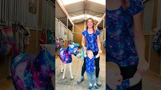 Twinning Pony & Toddler  #shortsvideo #horse #pony #shorts