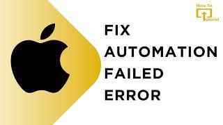 Automation Failed Error | Automation Not Working in iOS 17 on iPhone Solved