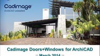 Cadimage Webinar: Doors+Windows (full edit)