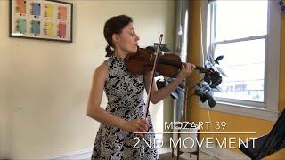 An Excerpt a Day with violinist Audrey Wright: Day 4, Mozart 39, movements 2 + 4