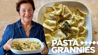 Discover sweet & savoury tortelli with pumpkin and amaretti biscuits! | Pasta Grannies