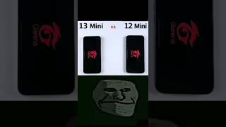 12 mini vs 13 mini free fire test  || iPhone 12 mini || iPhone 13 mini ||  #shorts #youtubeshorts