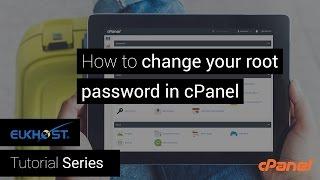 How to change your root password in WHM/cPanel