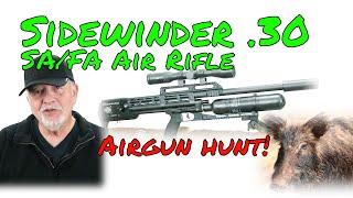 Semi Auto FA Air Rifle I Sidewinder .30 cal  I Airgun Hunt  I H&N Airgun Slugs