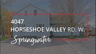 4047 Horseshoe Valley Road West, Springwater | Home for Sale | Faris Team