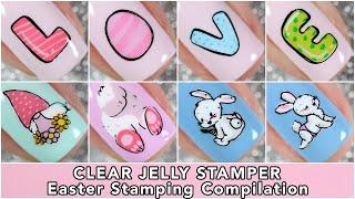 Clear Jelly Stamper Easter Stamping Compilation || CJSH-75 & CJSH-76 || caramellogram