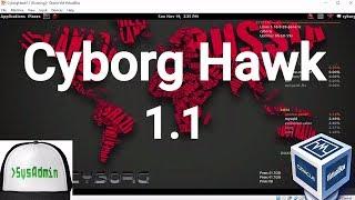 Cyborg Hawk Linux 1.1 Installation + Guest Additions + Overview on Oracle VirtualBox [2017]